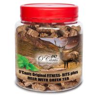O'CANIS Fitness-Bits Plus Deer with green tea - traktatie voor hond - 400g