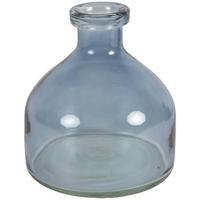 Countryfield Bloemenvaas Low Bottle - blauw - glas - H20 cm