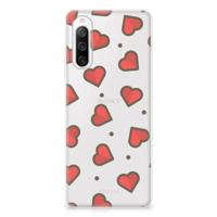 Sony Xperia 10 IV | TPU bumper | Hearts