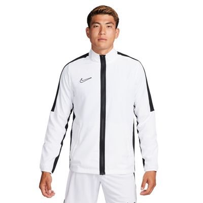 Nike Dri-FIT Academy 23 Trainingsjack Full-Zip Woven Wit Zwart