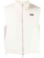 RHUDE gilet Primaloft à design matelassé - Tons neutres