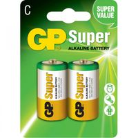 GP Super Alkaline batterijen C/LR14 - 2 stuks - thumbnail