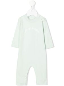 Palm Angels Kids pyjama à logo imprimé - Bleu