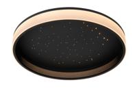 Lucide ESTREJA - Plafonnière - Ø 40 cm - LED 3 StepDim - CCT - 2500K/3000K - Zwart
