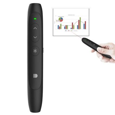Doosl DSIT012 2.4GHz Wireless Presenter PowerPoint Clicker Representation Remote Control Pointer Control Distance: 100m(Black)