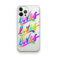 Loves: iPhone 12 Pro Transparant Hoesje