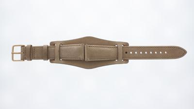 Horlogeband Fossil CH2884 Onderliggend Leder Beige 18mm