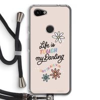 Tough Life: Pixel 3a Transparant Hoesje met koord
