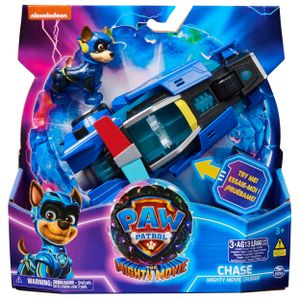 PAW Patrol The Mighty Movie - Speelgoedauto met Actiefiguur - Licht en Geluid