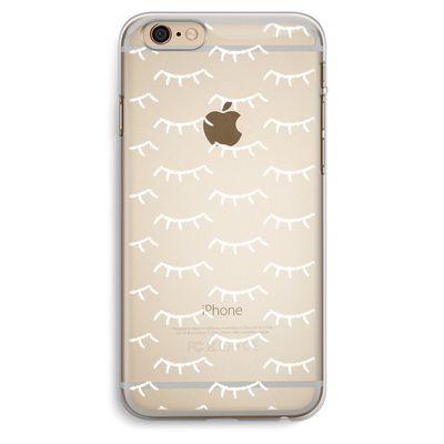 Wimpers: iPhone 6 Plus / 6S Plus Transparant Hoesje