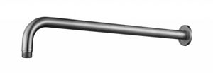 304-Gebogen Douchearm Rond Muurbevestiging 40 cm RVS Aqua Splash