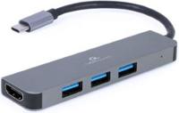 Cablexpert USB-C 2-in-1 multi adapter USB-C dock 2-voudig - 9530502 Cablexpert USB-C 2-in-1 multi adapter USB-C dock 2-voudig - 9530502