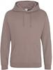 Just Cool JH001 College Hoodie - Mocha Brown - 3XL