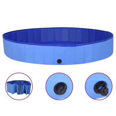 VidaXL Hondenzwembad inklapbaar 200x30 cm pvc blauw