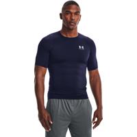 Under Armour HeatGear Ondershirt Donkerblauw Wit