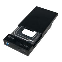 LogiLink UA0276 behuizing voor opslagstations HDD-behuizing Zwart 3.5" - thumbnail
