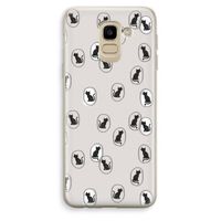 Miauw: Samsung Galaxy J6 (2018) Transparant Hoesje