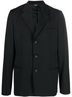 Versace Pre-Owned blazer à revers crantés (années 1990) - Noir - thumbnail