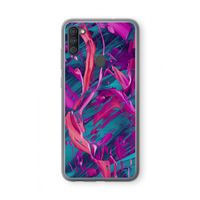 Pink Clouds: Samsung Galaxy A11 Transparant Hoesje