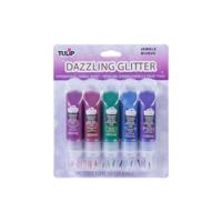 Tulip • 3d textielverf met glitter 29,5ml jewels 5st.