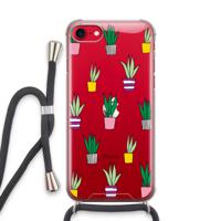 Sanseveria: iPhone SE 2020 Transparant Hoesje met koord