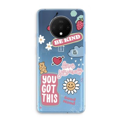 Positivity: OnePlus 7T Transparant Hoesje
