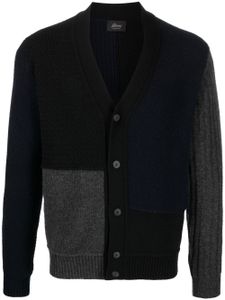 Brioni cardigan à boutonnière - Bleu