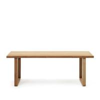 Kave Home - Canadell 100% buitentafel in massief gerecycled teakhout