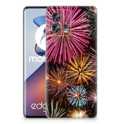 Motorola Edge 30 Fusion | Sillicone Back Cover | Vuurwerk