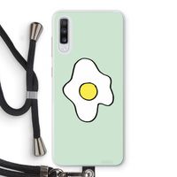 Spiegelei: Samsung Galaxy A70 Transparant Hoesje met koord Spiegelei: Samsung Galaxy A70 Transparant Hoesje met koord