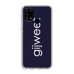 Gijweet: Samsung Galaxy M31 Transparant Hoesje