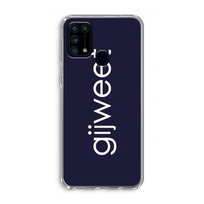 Gijweet: Samsung Galaxy M31 Transparant Hoesje