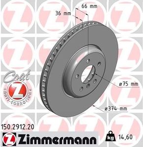 Remschijf Coat Z 150291220