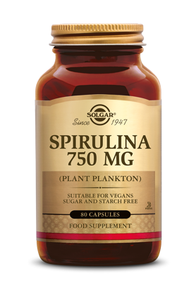 Solgar Spirulina (Alg) 750 mg Capsules