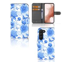 Hoesje voor Samsung Galaxy S23 Flowers Blue Hoesje voor Samsung Galaxy S23 Flowers Blue
