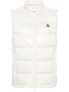 Moncler doudoune sans manches Alcibia - Blanc