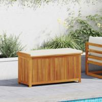 Opbergbox voor buiten 113x50x60,5 cm massief acaciahout Opbergbox voor buiten 113x50x60,5 cm massief acaciahout