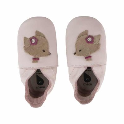 Bobux babyslofjes fawn blossom Maat