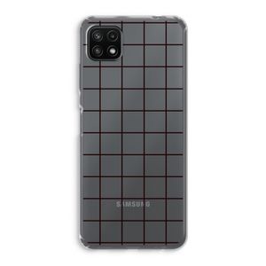Rooster: Samsung Galaxy A22 5G Transparant Hoesje
