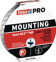 Tesa Montageband | zwart | lengte 5 m | breedte 19 mm | 10 stuks - 66728-00001-00 66728-00001-00