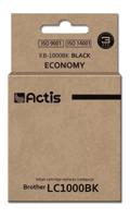 Actis KB-1000BK inkt (vervangt Brother LC1000BK/LC970BK; Standaard; 36 ml; zwart)