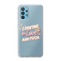 Pizza is the answer: Samsung Galaxy A32 4G Transparant Hoesje