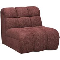 Leen Bakker - Draaifauteuil Beau - Raven - Wijn - Stof - Rood - 98x81x77 Cm