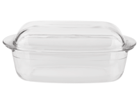 SILVERCREST Glazen ovenschaal met deksel (Rechthoekig)