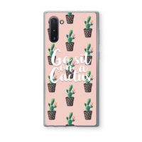 Cactus quote: Samsung Galaxy Note 10 Transparant Hoesje
