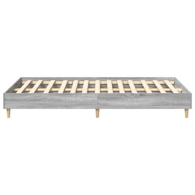 Bedframe zonder matras 140x190 cm spaanplaat grijs sonoma