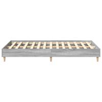 Bedframe zonder matras 140x190 cm spaanplaat grijs sonoma