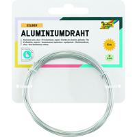 Aluminiumdraad Folia 1mmx5m zilver