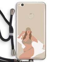 One of a kind: Huawei Ascend P8 Lite (2017) Transparant Hoesje met koord