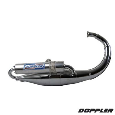 Uitlaat Doppler S3R Min.Ver. chroom
